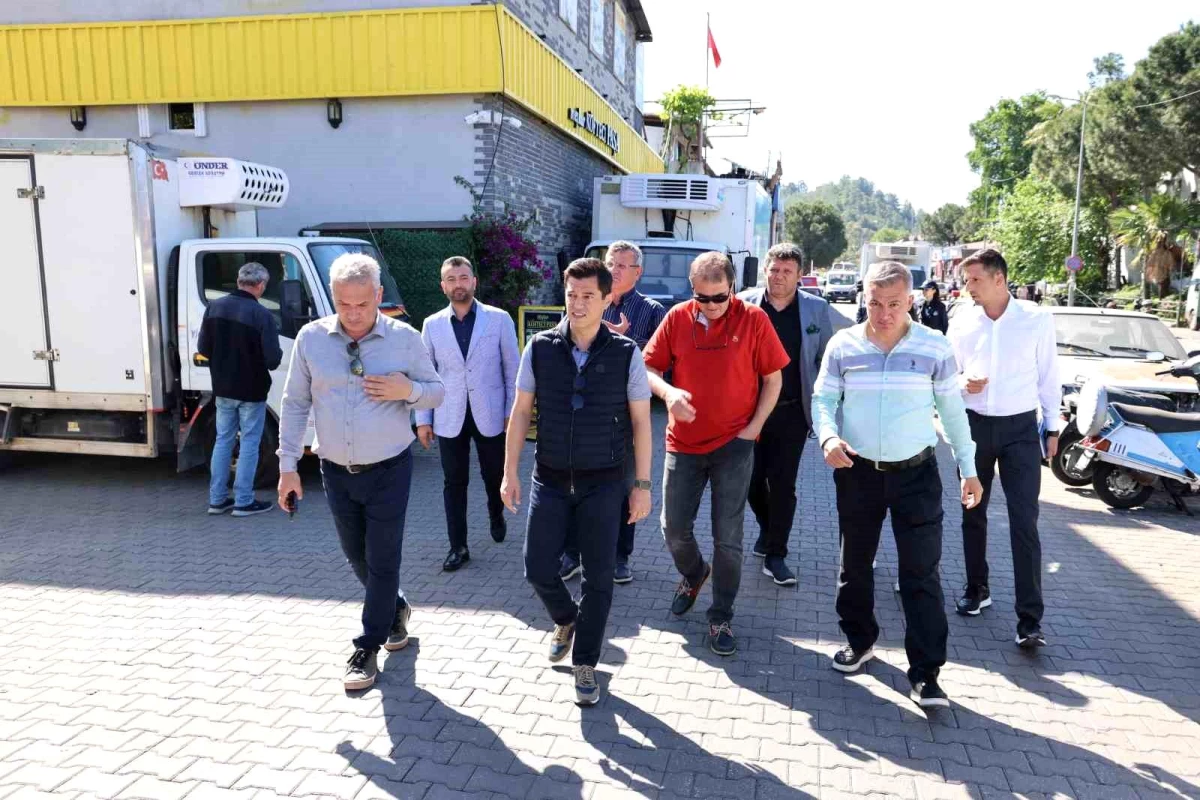 Marmaris Belediye Başkanı Acar Ünlü, Sanayi Sitesini Ziyaret Etti