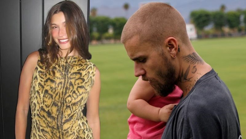 Hailey-Justin Bieber çiftinden mutlu aile pozu