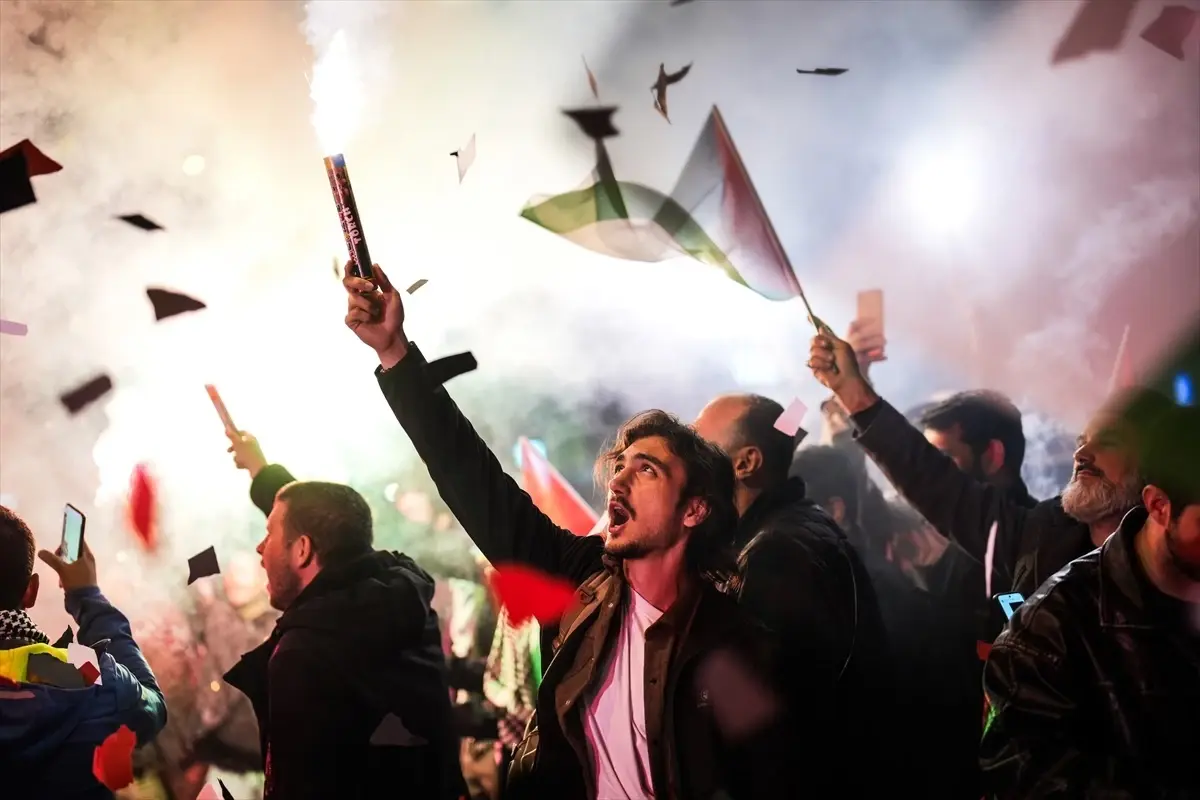 Filistin’e Destek Eylemi Düzenlendi