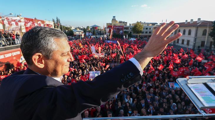 CHP Genel Başkanı Özel, partisinin Kilis mitinginde konuştu