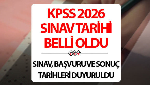 KPSS 2026 SINAV TAKVİMİ BELLİ OLDU | KPSS 2026 sınavı ne zaman yapılacak, hangi tarihte, başvuru ne zaman?