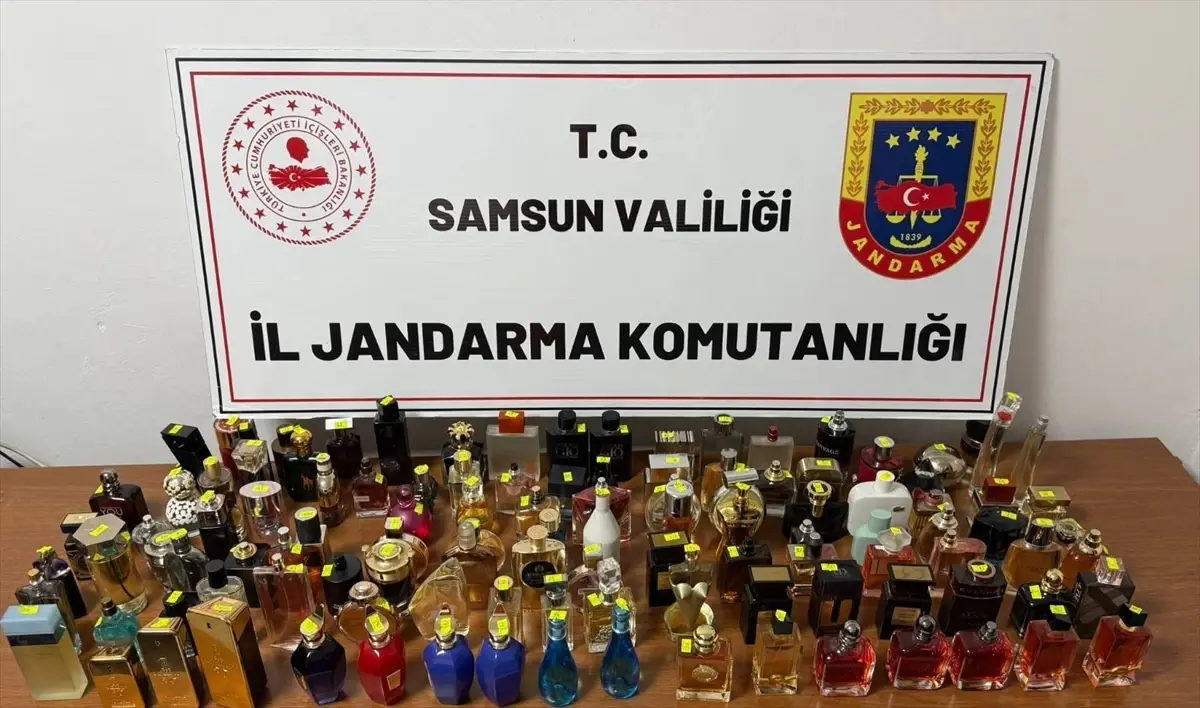 Samsun’da Gümrük Kaçağı Parfüm Operasyonu