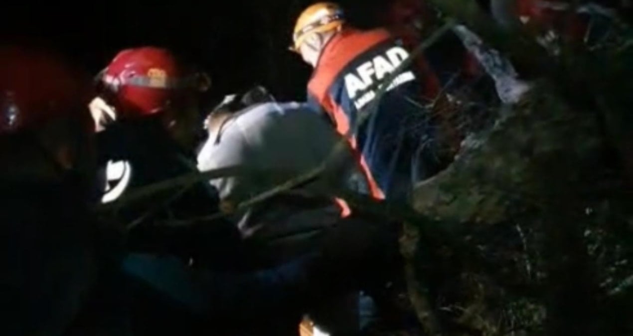 Bursa’da ormanda mahsur kalan vatandaş kurtarıldı