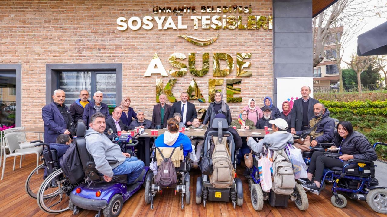 Ümraniye’de ‘Asude Engelsiz Yaşam Kafe’ hizmete açıldı